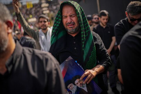 عکس | عکس‌های خبرگزاری آسوشیتدپرس AP از مراسم وداع با رهبر شهید انقلاب