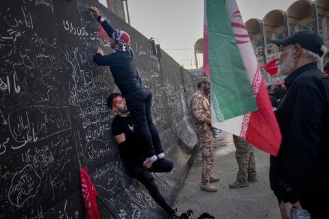 عکس | عکس‌های خبرگزاری آسوشیتدپرس AP از مراسم وداع با رهبر شهید انقلاب