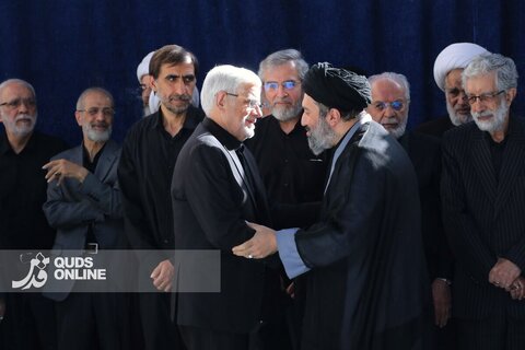 عکس | تصاویری از حضور مقامات در حاشیه اقامه نماز بر پیکر رهبر شهید انقلاب