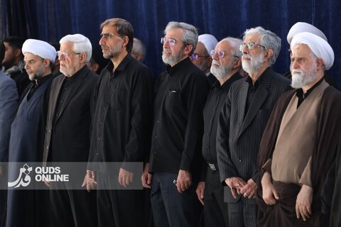 عکس | تصاویری از حضور مقامات در حاشیه اقامه نماز بر پیکر رهبر شهید انقلاب