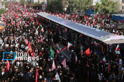 حضور پرشور عزاداران در تشییع پیکر مطهر امام شهید انقلاب