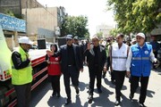 رزمایش آمادگی برای تشییع پیکر رهبر شهید در مشهد برگزار شد