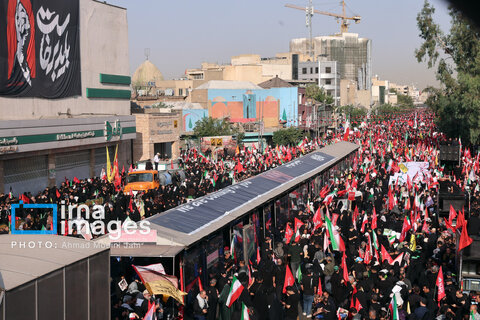 عکس | اولین تصاویر منتشر شده از آغاز مراسم تشییع پیکر مطهر رهبر شهید انقلاب