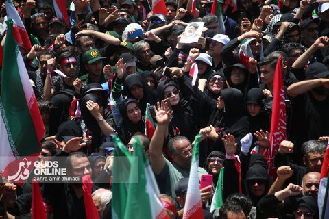 گزارش تصویری | مراسم تشییع پیکر مطهر رهبر شهید انقلاب - تهران
