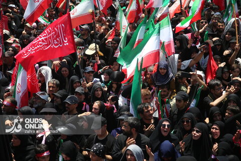 گزارش تصویری | مراسم تشییع پیکر مطهر رهبر شهید انقلاب - تهران