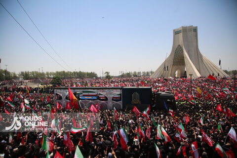گزارش تصویری | مراسم تشییع پیکر مطهر رهبر شهید انقلاب - تهران