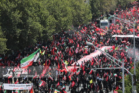 گزارش تصویری | مراسم تشییع پیکر مطهر رهبر شهید انقلاب - تهران