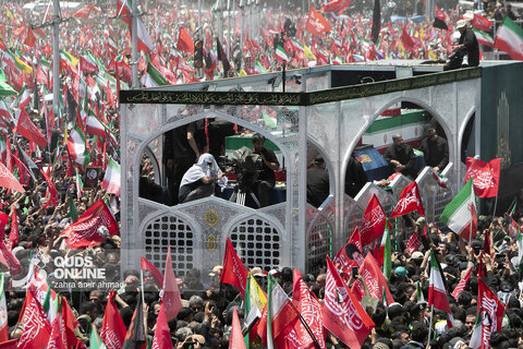 گزارش تصویری | مراسم تشییع پیکر مطهر رهبر شهید انقلاب - تهران - 2