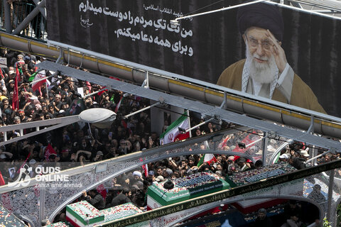 گزارش تصویری | مراسم تشییع پیکر مطهر رهبر شهید انقلاب - تهران - ۲