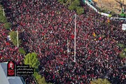 بازتاب گسترده مراسم تشییع رهبر شهید در رسانه‌های جهان/ حضور فرزند سید حسن نصرالله در جمکران