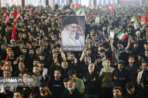 عکس | مسجد مقدس جمکران، ساعاتی پیش از اقامه نماز بر پیکر مطهر رهبر شهید انقلاب