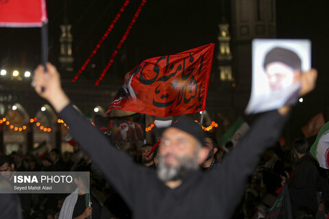 عکس | مسجد مقدس جمکران، ساعاتی پیش از اقامه نماز بر پیکر مطهر رهبر شهید انقلاب