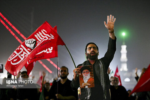 عکس | مسجد مقدس جمکران، ساعاتی پیش از اقامه نماز بر پیکر مطهر رهبر شهید انقلاب