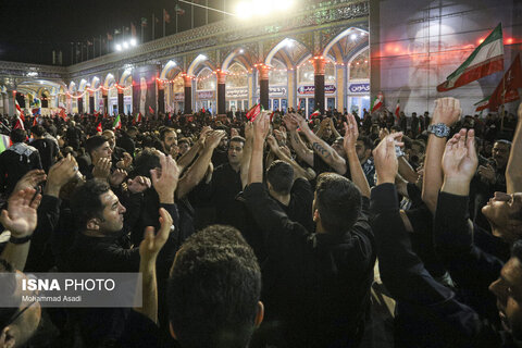 عکس | مسجد مقدس جمکران، ساعاتی پیش از اقامه نماز بر پیکر مطهر رهبر شهید انقلاب