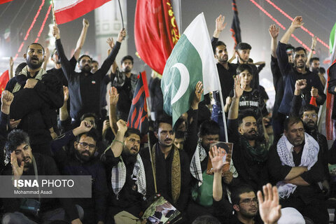 عکس | مسجد مقدس جمکران، ساعاتی پیش از اقامه نماز بر پیکر مطهر رهبر شهید انقلاب