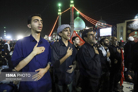 عکس | مسجد مقدس جمکران، ساعاتی پیش از اقامه نماز بر پیکر مطهر رهبر شهید انقلاب