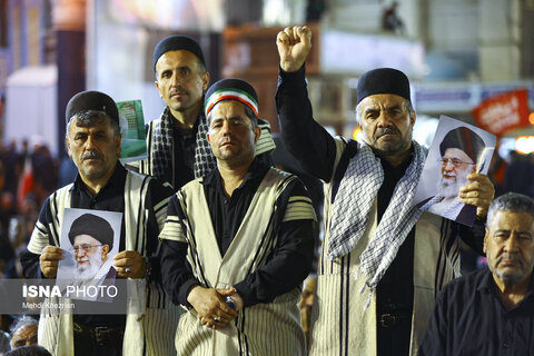 عکس | مسجد مقدس جمکران، ساعاتی پیش از اقامه نماز بر پیکر مطهر رهبر شهید انقلاب