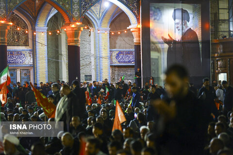 عکس | مسجد مقدس جمکران، ساعاتی پیش از اقامه نماز بر پیکر مطهر رهبر شهید انقلاب