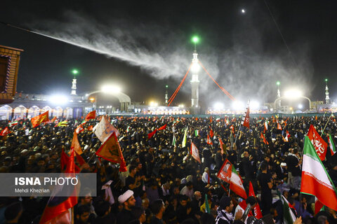 عکس | مسجد مقدس جمکران، ساعاتی پیش از اقامه نماز بر پیکر مطهر رهبر شهید انقلاب