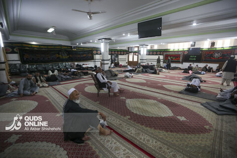 گوشه ای از آماده سازی مواکب خدمت رسان امام شهید در مشهد