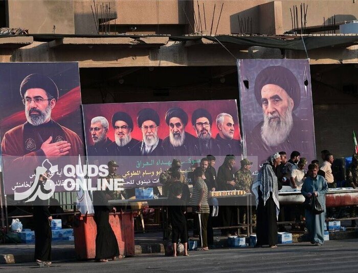 پیکر رهبر شهید وارد نجف شد