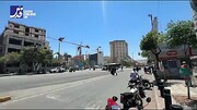 فیلم | خیابان امام رضا(ع) مشهد آماده میزبانی از مردم عزادار قائد امت