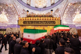 فیلم | تصاویری از تشییع خانواده رهبرشهید ایران در حرم حضرت اباالفضل(ع)