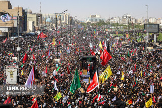 عکس | تشییع و وداع با پیکر مطهر رهبر شهید انقلاب در نجف