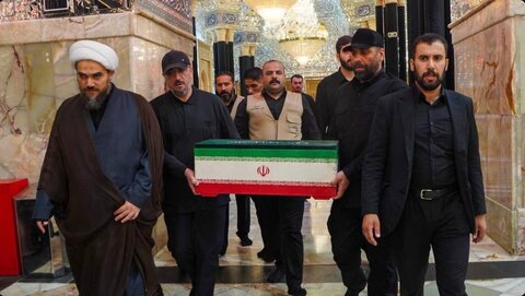 نجف در سیل جمعیت؛ میلیون‌ها عزادار رهبر شهید ایران را تا حرم امیرالمؤمنین(ع) بدرقه کردند