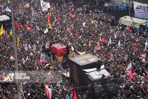 عکس |  تشییع پیکر مطهر رهبر شهید انقلاب در عراق