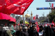 فیلم | انتظار مردم برای برگزاری مراسم تشییع پیکر مطهر امام شهید