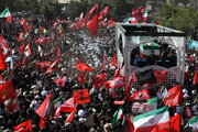 مراسم تشییع پیکر مطهر رهبر شهید انقلاب در مشهد - ۲