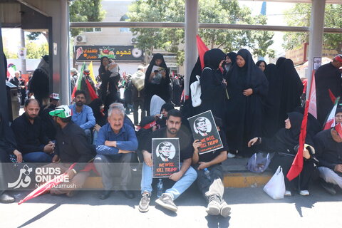 گزارش تصویری | مشهد ساعاتی پیش از آغاز مراسم تشییع پیکر مطهر رهبر شهید انقلاب در مشهد