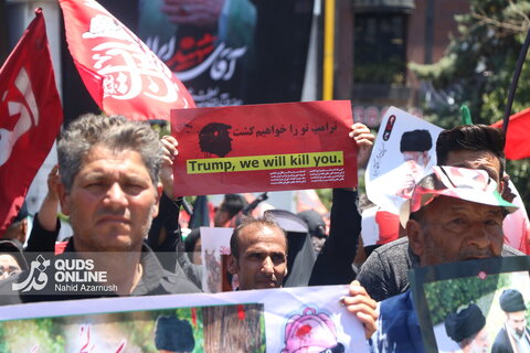 گزارش تصویری | مشهد ساعاتی پیش از آغاز مراسم تشییع پیکر مطهر رهبر شهید انقلاب