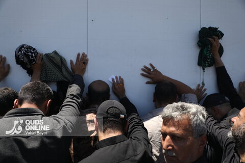 گزارش تصویری | ورود پیکر مطهر رهبر شهید انقلاب به فرودگاه مشهد