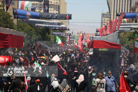 گزارش تصویری | مشهد ساعاتی پیش از آغاز مراسم تشییع پیکر مطهر رهبر شهید انقلاب