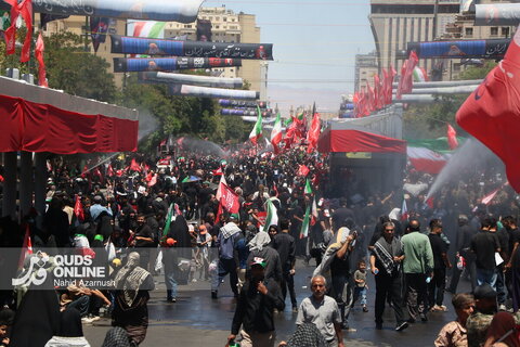 گزارش تصویری | مشهد ساعاتی پیش از آغاز مراسم تشییع پیکر مطهر رهبر شهید انقلاب