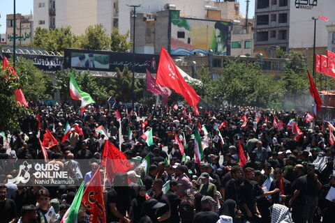 گزارش تصویری | مشهد ساعاتی پیش از آغاز مراسم تشییع پیکر مطهر رهبر شهید انقلاب