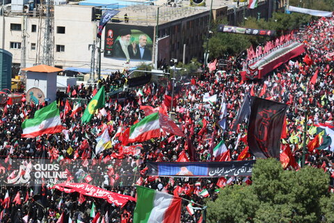 مراسم تشییع پیکر مطهر رهبر شهید انقلاب - مشهد