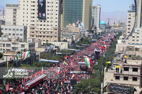 مراسم تشییع پیکر مطهر رهبر شهید انقلاب - مشهد
