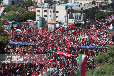 مراسم تشییع پیکر مطهر رهبر شهید انقلاب - مشهد