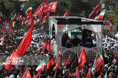 مراسم تشییع پیکر مطهر رهبر شهید انقلاب - مشهد /2