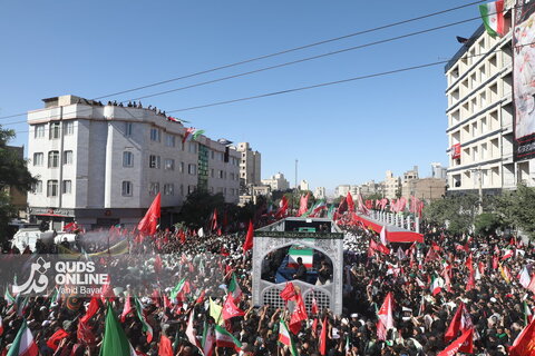 مراسم تشییع پیکر مطهر رهبر شهید انقلاب در مشهد - 3