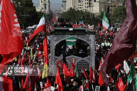 مراسم تشییع پیکر مطهر رهبر شهید انقلاب در مشهد - 3