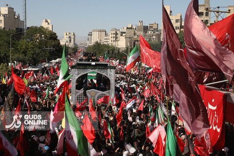 مراسم تشییع پیکر مطهر رهبر شهید انقلاب در مشهد - 3