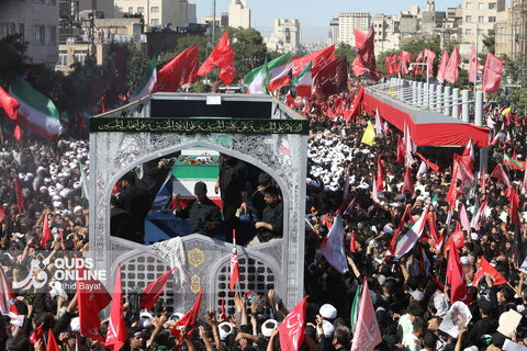 مراسم تشییع پیکر مطهر رهبر شهید انقلاب در مشهد - 3