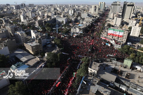 مراسم تشییع پیکر مطهر رهبر شهید انقلاب در مشهد - 3