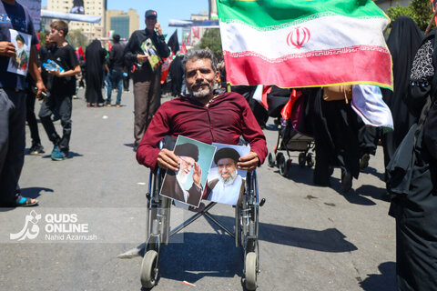 مراسم تشییع پیکر مطهر رهبر شهید انقلاب - مشهد