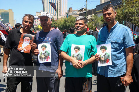 مراسم تشییع پیکر مطهر رهبر شهید انقلاب - مشهد