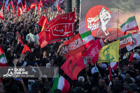 عکس | مراسم تشییع پیکر مطهر رهبر شهید انقلاب - مشهد /۶